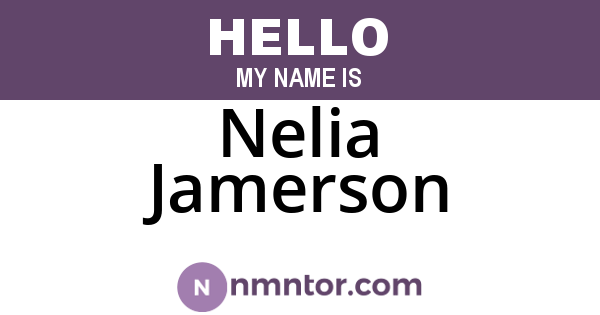 Nelia Jamerson