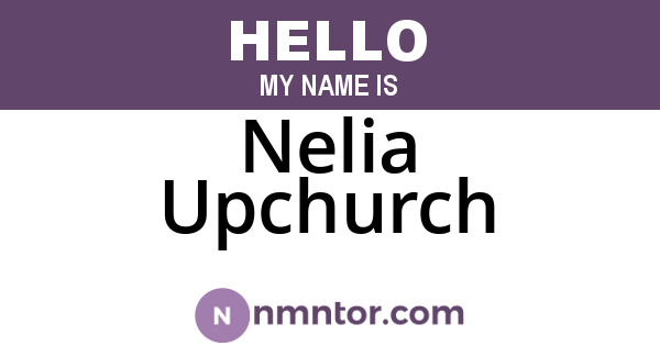 Nelia Upchurch