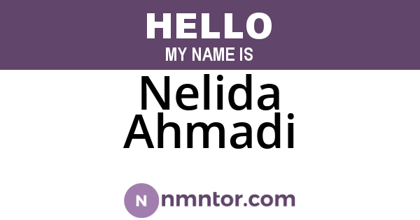 Nelida Ahmadi