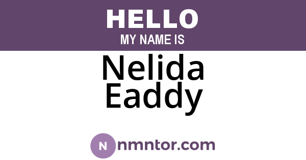 Nelida Eaddy