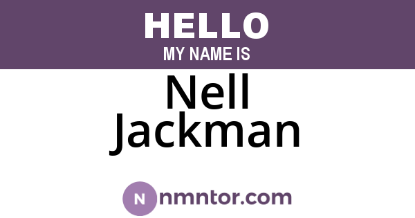 Nell Jackman