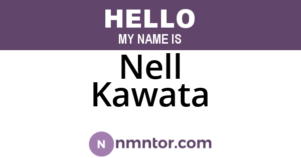 Nell Kawata
