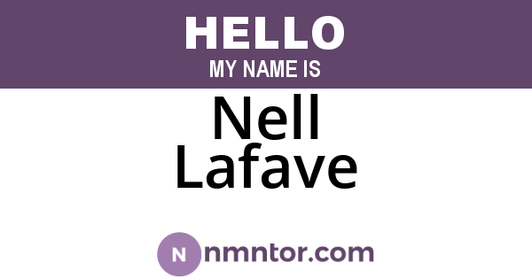 Nell Lafave
