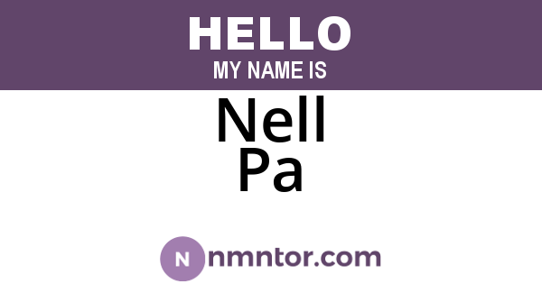 Nell Pa