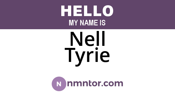 Nell Tyrie