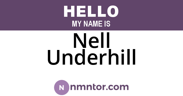 Nell Underhill