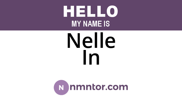 Nelle In