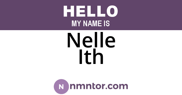 Nelle Ith
