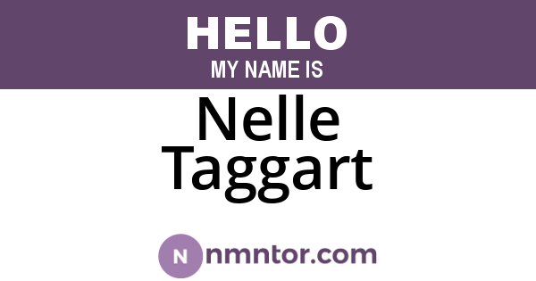 Nelle Taggart