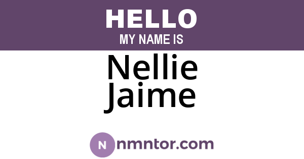 Nellie Jaime