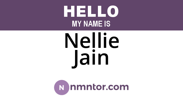 Nellie Jain