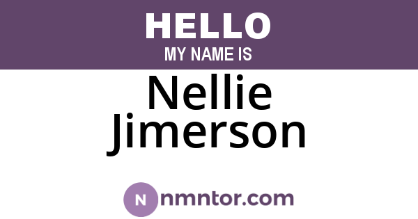 Nellie Jimerson