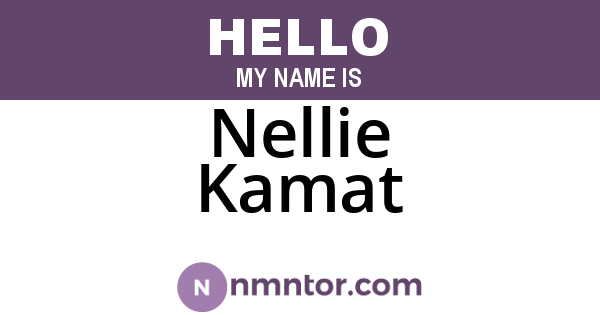 Nellie Kamat