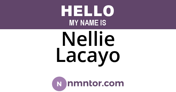 Nellie Lacayo