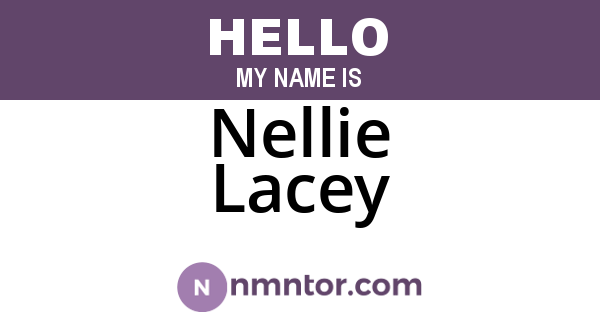 Nellie Lacey