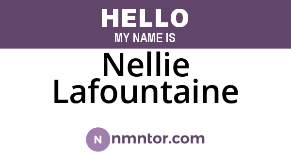 Nellie Lafountaine