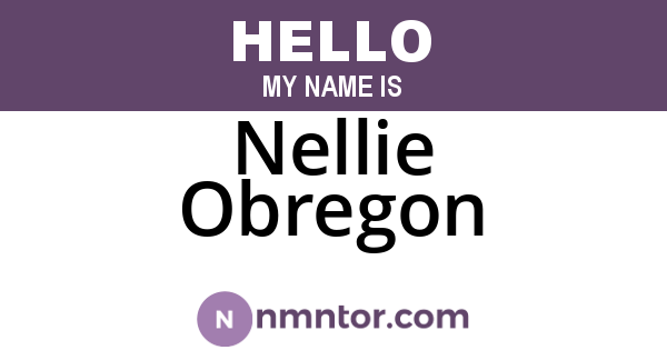 Nellie Obregon