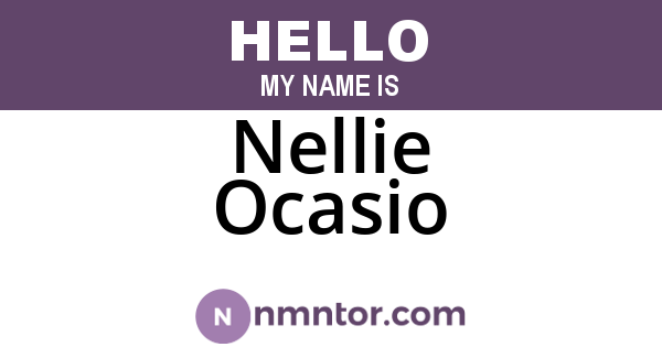 Nellie Ocasio