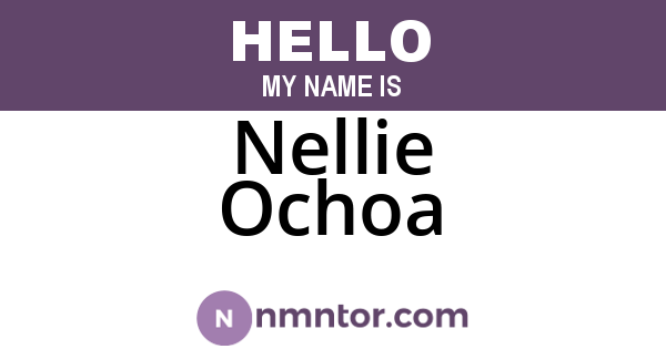 Nellie Ochoa