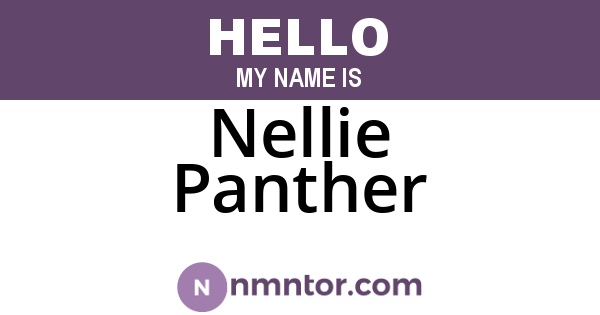 Nellie Panther