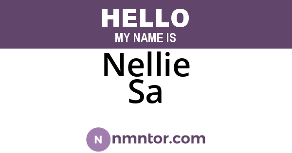 Nellie Sa