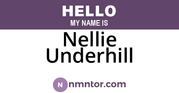 Nellie Underhill