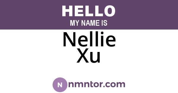 Nellie Xu