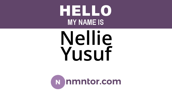 Nellie Yusuf