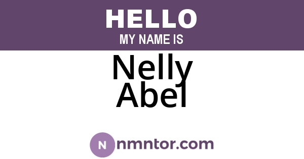 Nelly Abel