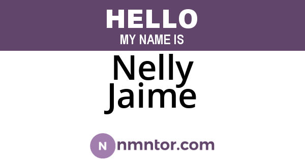 Nelly Jaime