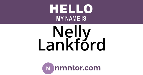 Nelly Lankford