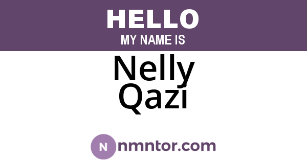 Nelly Qazi