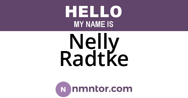 Nelly Radtke