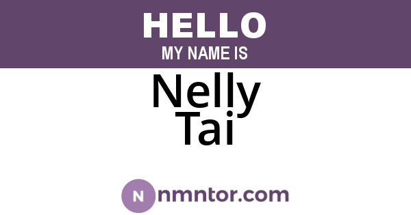Nelly Tai