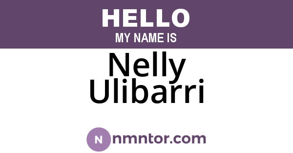 Nelly Ulibarri