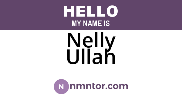 Nelly Ullah