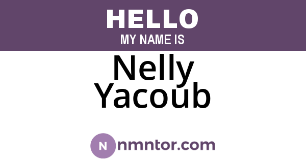 Nelly Yacoub