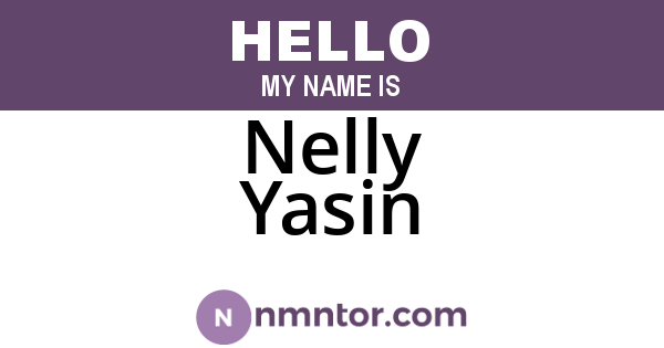 Nelly Yasin