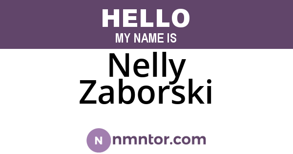 Nelly Zaborski
