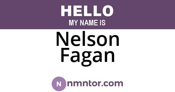 Nelson Fagan