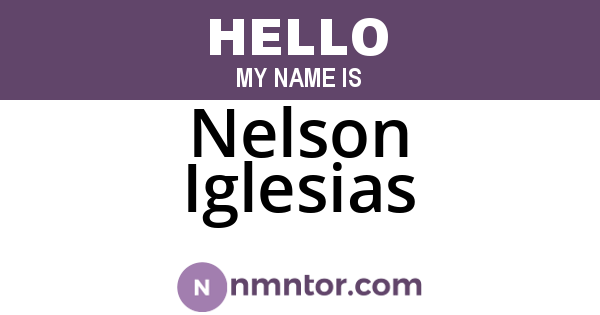 Nelson Iglesias