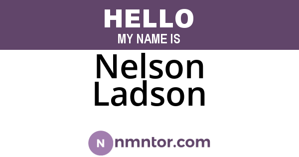 Nelson Ladson