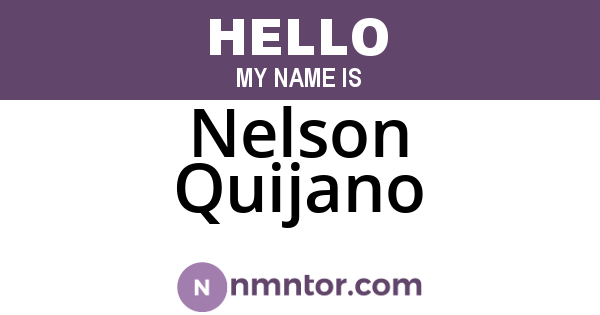 Nelson Quijano