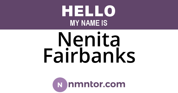 Nenita Fairbanks