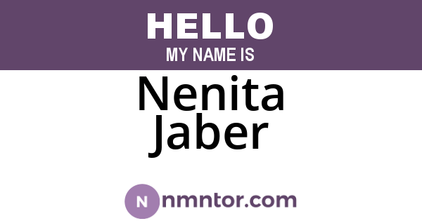 Nenita Jaber