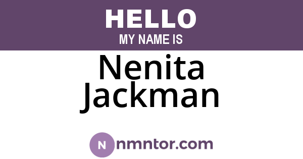 Nenita Jackman