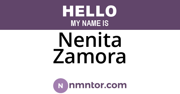 Nenita Zamora