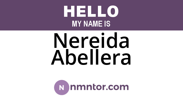 Nereida Abellera
