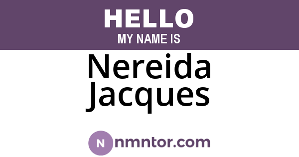Nereida Jacques