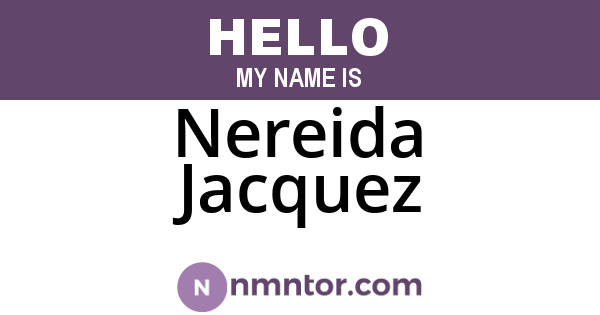 Nereida Jacquez